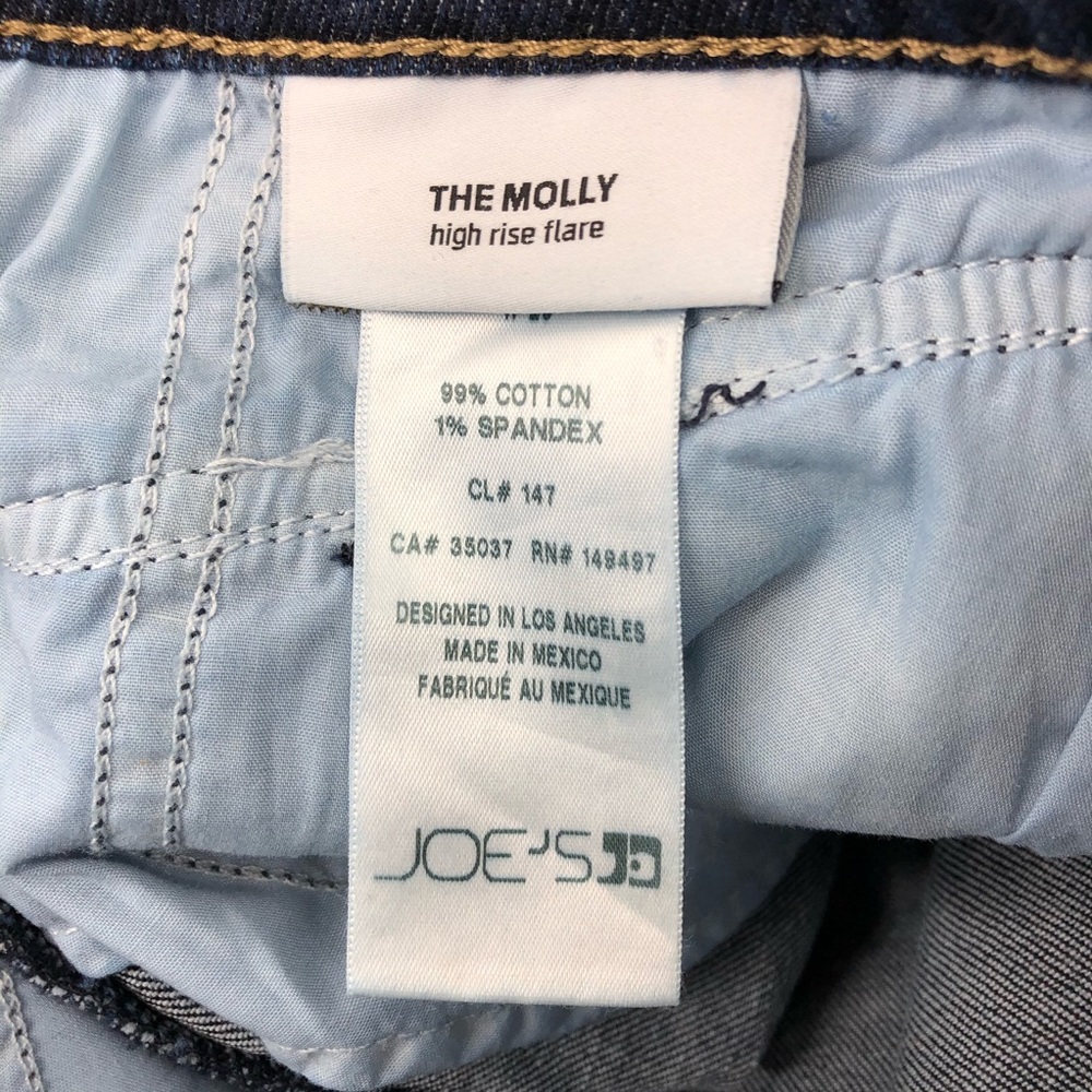 Joe’s Jeans Blue The Molly High Rise Flare Jeans - Picture 7 of 8
